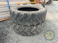 2x 480/70 R38 Tyres - 3