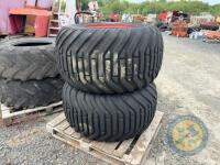 2x flotation wheels adapted to fit NH TX combine - 3