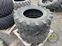 2x 17.5 L R 24 Tyres - 2