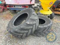 2x 540/65 R 8 Michelin tyres - 2
