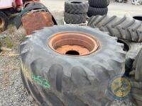 2x 66/45/25 Tyres & rims - 2