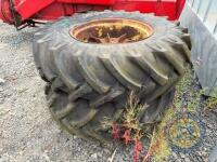 2x 18.4 R30 wheels - 3