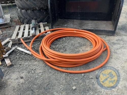 Orange coil of ducting