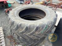 600/ 65 R38 Rear tractor tyres x2 - 2