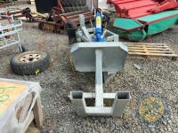 Galvanised log splitter - 2