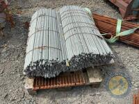 1m galvanised reinforcement bars - 2