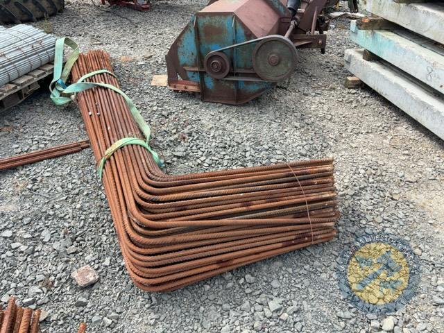 0.8 ton of 20mm reinforcement bars for silo / tank