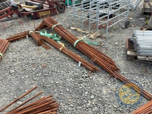 3 bundles of reinforcement bars for silo/ tank