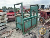 Green cattle crush
