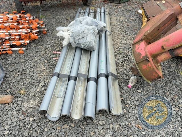 140m of Deepflow guttering c/w clips & hooks 115mm x 75mm