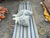 140m of Deepflow guttering c/w clips & hooks 115mm x 75mm - 2