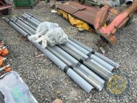 140m of Deepflow guttering c/w clips & hooks 115mm x 75mm - 3