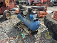 Twin headed 250 litre compressor