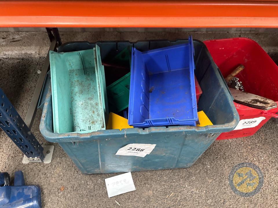 Blue tub of maxi bins