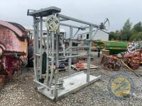 Galvanised Hoof trimming crush