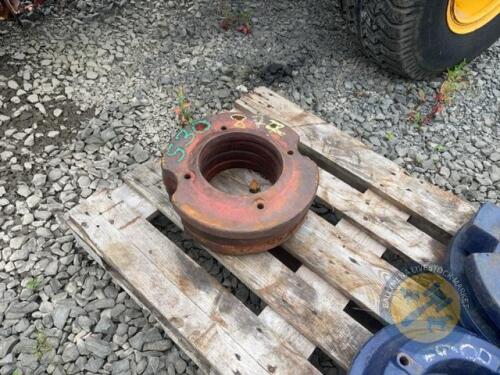 Set of Fordson wheel weights