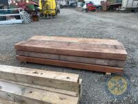 12 Railway sleepers