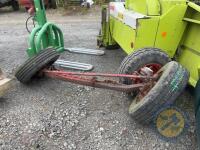 Front lorry axle