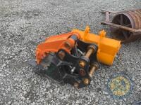 Grab bucket for 3-6 ton digger 40mm pins