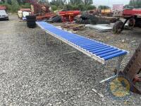 Blue conveyor roller table - 3