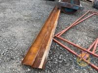 2x steel beams approx 12ft