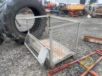 Steel stillage fold down side - 2