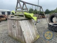 Kids climbing frame swing set
