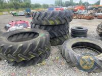 Selection of various sizes of tyres 7x tyres - 4
