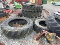 Selection of various sizes of tyres 6x tyres - 3