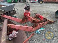 Massey Ferguson front loader with brackets - 3