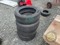 4x michelin pilot 225x55x19 jeep rated tyres - 2