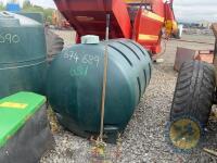 1300 liter horizontal oil tank