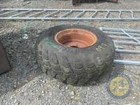 1x trailer wheel