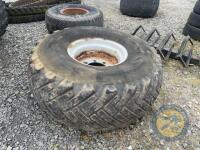 2x 20inch Russian slurry tanker wheels 8 stud