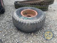 3x 18inch slurry tanker wheels