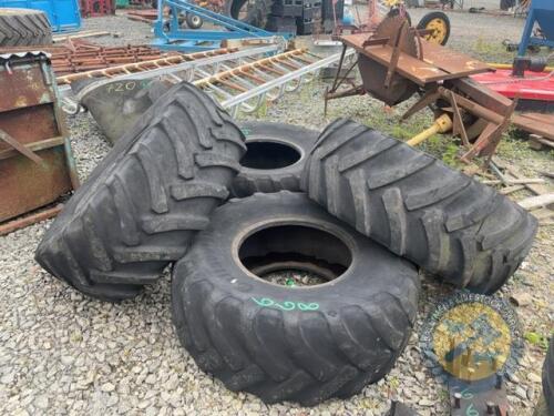 Set of Matbro tyres 425/75/R20