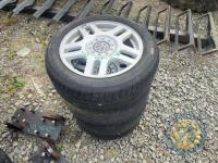4x 16" alloy VW wheels - 2