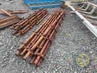 12x 3m scaffolding uprights