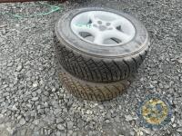 2x 195/65 R15 rims & tyres