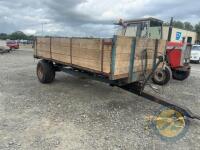 Tipping trailer 12'x6' with super single tyres. New oil seal in ram - 3