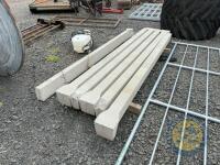 6 single cattle slats - 2