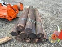 10x 8ft telegraph strainers - 2