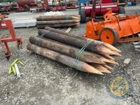 10x 8ft telegraph strainers - 3