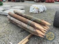 10x 8ft telegraph strainers - 2