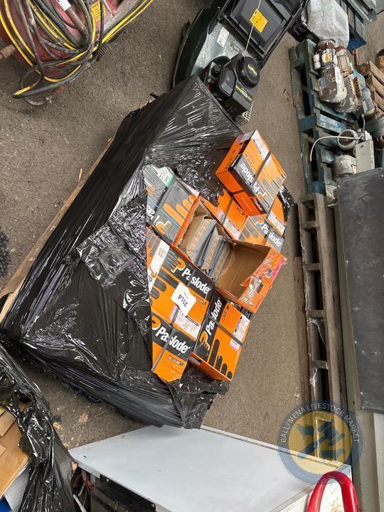Pallet of palasade nail gun nails