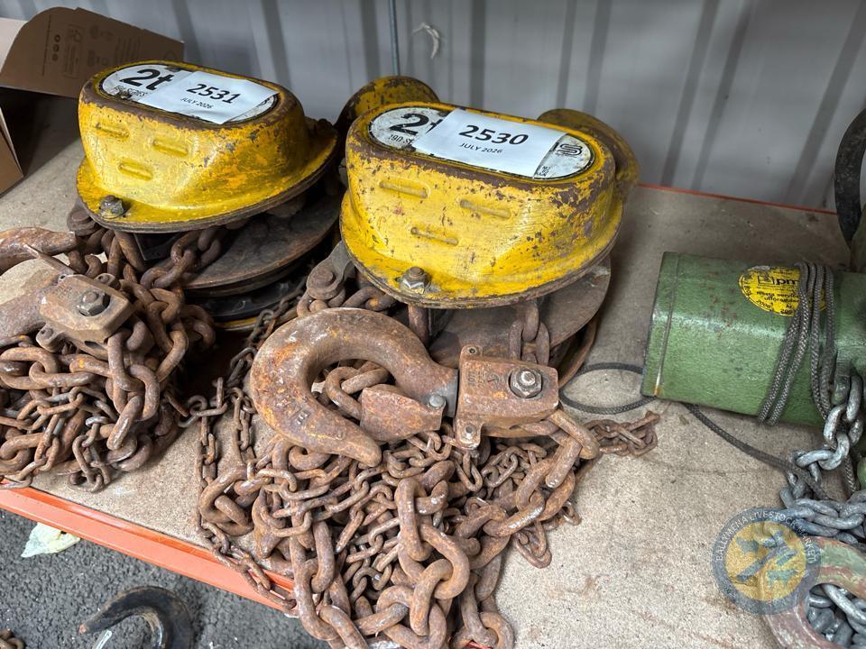 2 tonne morrie chain block hoist