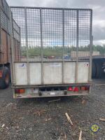 Ifor Williams 14ft tandem axle flat trailer with ramp back door - 3