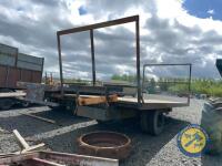 18ft Bale trailer re bodied and painted blue - 3