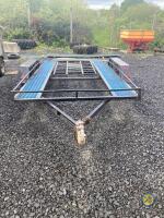 Car transported tandem axle with ramps , 4 good tyres - 4