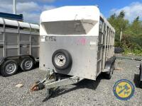 14ft Stock trailer with dividing gate, lights all working. Double decks